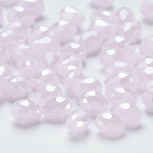 6 x 8 mm facettierte österreichische Glasperlen in Tropfenform, AB-Farbe, Wassertropfen-Kristall, lose Abstandsperlen für die Schmuckherstellung, DIY-Armband-ZKSD001-008-8 x 11 mm-50–55 Stück 6 x 8 mm facettierte österreichische Glasperlen in Tropfenform, AB-Farbe, Wassertropfen-Kristall, lose Abstandsperlen für die Schmuckherstellung, DIY-Armband-ZKSD001-008-8 x 11 mm-50–55 Stück von JMGDJ
