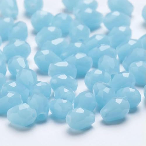 6 x 8 mm facettierte österreichische Glasperlen in Tropfenform, AB-Farbe, Wassertropfen-Kristall, lose Abstandsperlen für die Schmuckherstellung, DIY-Armband-ZKSD001-017-8 x 11 mm-50–55 Stück 6 x 8 mm facettierte österreichische Glasperlen in Tropfenform, AB-Farbe, Wassertropfen-Kristall, lose Abstandsperlen für die Schmuckherstellung, DIY-Armband-ZKSD001-017-8 x 11 mm-50–55 Stück von JMGDJ
