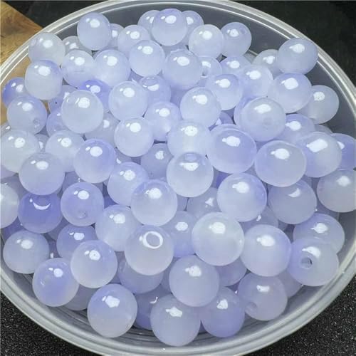 8 mm Glasperlen, wunderschönes mehrfarbiges handgefertigtes DIY-Armband, Armband, Schmuck, handgefertigte Perlen, Zubehörmaterial, 07–8 mm (50 Stück) von JMGDJ