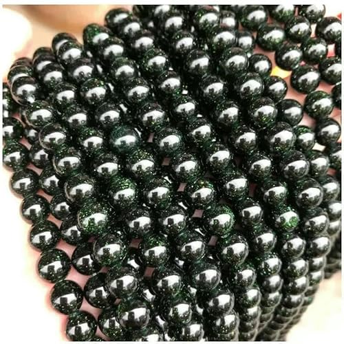 A++ Natürlicher goldener Sandstein & blauer Sandstein & grüner Sandstein, lose Perlen für die Schmuckherstellung, Armbänder, DIY-Accessoires, grüner Stein, 8 mm A++ Natürlicher goldener Sandstein & blauer Sandstein & grüner Sandstein, lose Perlen für die Schmuckherstellung, Armbänder, DIY-Accessoires, grüner Stein, 8 mm von JMGDJ