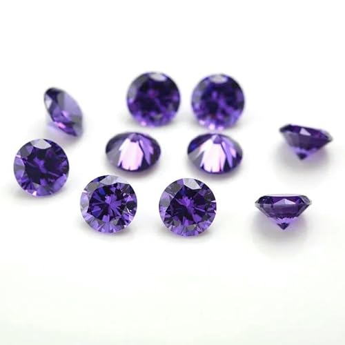 Größe 0,8–2,5 mm, 500 Stück, runde, lose Zirkonia 5A CZ-Steine, Weiß, Rosa, Schwarz, Lavendel, Violett, Amethyst, Farbe Granat, Rot-Violett, 1,8 mm, 500 Stück Größe 0,8–2,5 mm, 500 Stück, runde, lose Zirkonia 5A CZ-Steine, Weiß, Rosa, Schwarz, Lavendel, Violett, Amethyst, Farbe Granat, Rot-Violett, 1,8 mm, 500 Stück von JMGDJ