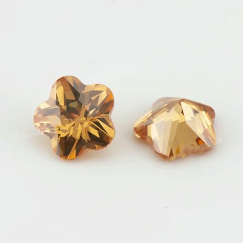 Größe 3 x 3,0 mm ~ 10 x 10 mm, 5A Zirkonia, Blumenform, loser Zirkonia-Stein, synthetischer Edelstein zur Schmuckherstellung, Champagner, 9 x 9 mm, 20 Stück Größe 3 x 3,0 mm ~ 10 x 10 mm, 5A Zirkonia, Blumenform, loser Zirkonia-Stein, synthetischer Edelstein zur Schmuckherstellung, Champagner, 9 x 9 mm, 20 Stück von JMGDJ