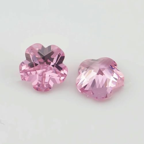 Größe 3 x 3,0 mm ~ 10 x 10 mm 5A Zirkonia, Blumenform, loser Zirkonia-Stein, synthetischer Edelstein zur Schmuckherstellung, Pink, 5 x 5 mm, 100 Stück Größe 3 x 3,0 mm ~ 10 x 10 mm 5A Zirkonia, Blumenform, loser Zirkonia-Stein, synthetischer Edelstein zur Schmuckherstellung, Pink, 5 x 5 mm, 100 Stück von JMGDJ