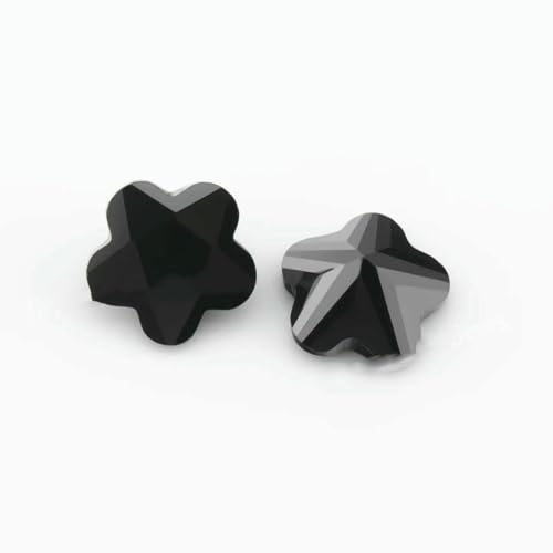 Größe 3 x 3,0 mm ~ 10 x 10 mm 5A Zirkonia-Blumenform, loser Zirkonia-Stein, synthetischer Edelstein zur Schmuckherstellung, Schwarz, 6 x 6 mm, 100 Stück Größe 3 x 3,0 mm ~ 10 x 10 mm 5A Zirkonia-Blumenform, loser Zirkonia-Stein, synthetischer Edelstein zur Schmuckherstellung, Schwarz, 6 x 6 mm, 100 Stück von JMGDJ