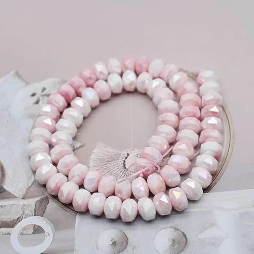 Macaron-Farbe, 8 mm, 30 Stück/Beutel, Glasperlen in Radform, facettierte runde Kugel, lose Glasperlen für die Schmuckherstellung, DIY-7-30 Stück, 8 mm, 30 Stück Macaron-Farbe, 8 mm, 30 Stück/Beutel, Glasperlen in Radform, facettierte runde Kugel, lose Glasperlen für die Schmuckherstellung, DIY-7-30 Stück, 8 mm, 30 Stück von JMGDJ