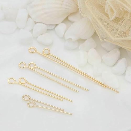 Mehrere Spezifikationen von 14 Karat echt vergoldeten Kugel-/Flach-/Augenkopfstiften zur Schmuckherstellung, DIY-Schmuckstiftzubehör -14 Karat echt vergoldet_a-0,7 mm x 50 mm Mehrere Spezifikationen von 14 Karat echt vergoldeten Kugel-/Flach-/Augenkopfstiften zur Schmuckherstellung, DIY-Schmuckstiftzubehör -14 Karat echt vergoldet_a-0,7 mm x 50 mm von JMGDJ