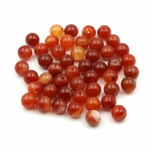 Natürliche runde Tigerauge-Amazonit-Amethyst-Achat-Jaspis-Granat-Abstandshalter-lose Steinperlen für die Schmuckherstellung, DIY-Armbandbasteln, rot gestreifter Achat, 6 mm, 1 Natürliche runde Tigerauge-Amazonit-Amethyst-Achat-Jaspis-Granat-Abstandshalter-lose Steinperlen für die Schmuckherstellung, DIY-Armbandbasteln, rot gestreifter Achat, 6 mm, 1 von JMGDJ