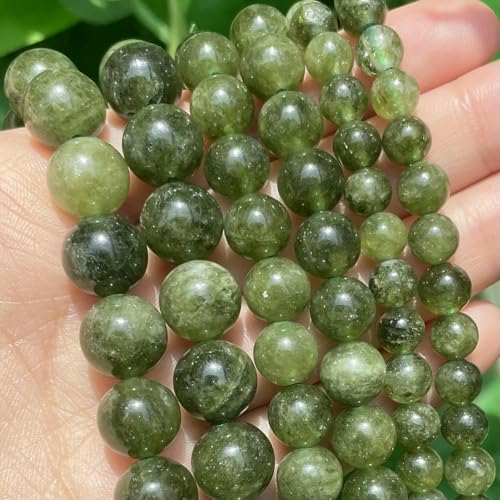 Naturstein-Perlen aus dunkelblauem Chalcedon und Jade, rund, lose Abstandsperlen zur Schmuckherstellung, 4/6/8/10/12 mm, handgefertigte Armbänder zum Selbermachen – grüne Jade – 10 mm (ca. 36 Stüc Naturstein-Perlen aus dunkelblauem Chalcedon und Jade, rund, lose Abstandsperlen zur Schmuckherstellung, 4/6/8/10/12 mm, handgefertigte Armbänder zum Selbermachen – grüne Jade – 10 mm (ca. 36 Stüc von JMGDJ