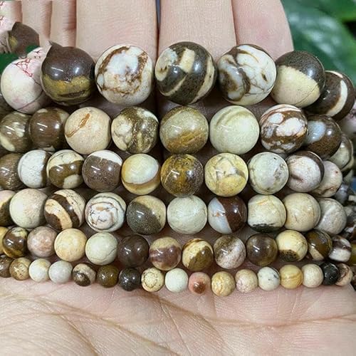 Natursteinperlen, Achate, Jaspis, Tigerauge, Türkis, runde Perlen, DIY-Armband, Halskette zur Schmuckherstellung, 4/6/8/10/12 mm, Australien-Zebra, 12 mm, ca. 30 Stück Natursteinperlen, Achate, Jaspis, Tigerauge, Türkis, runde Perlen, DIY-Armband, Halskette zur Schmuckherstellung, 4/6/8/10/12 mm, Australien-Zebra, 12 mm, ca. 30 Stück von JMGDJ