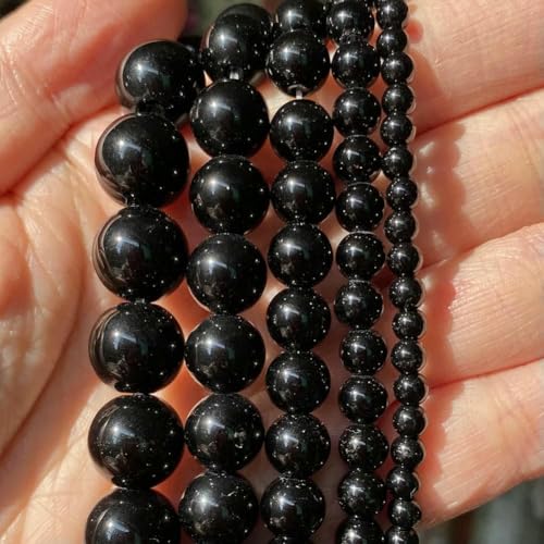 Natursteinperlen 4 6 8 10 mm Tigerauge Lava Amazonit Türkis Verkrustete Achate Jaspis Perlen für Schmuckherstellung DIY Armband Halskette-5A Schwarzer Achat-10 mm 36 bis 37 Stück Natursteinperlen 4 6 8 10 mm Tigerauge Lava Amazonit Türkis Verkrustete Achate Jaspis Perlen für Schmuckherstellung DIY Armband Halskette-5A Schwarzer Achat-10 mm 36 bis 37 Stück von JMGDJ
