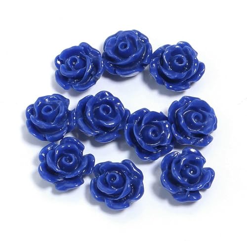 Strang 6 8 10 12 15 mm Rosenkamelien-Blumenperlen, künstliche Korallenperlen zur Schmuckherstellung, DIY-Armband, Halsketten, Accessoires, Saphir, 10 mm Strang 6 8 10 12 15 mm Rosenkamelien-Blumenperlen, künstliche Korallenperlen zur Schmuckherstellung, DIY-Armband, Halsketten, Accessoires, Saphir, 10 mm von JMGDJ