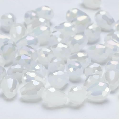 x 8 mm Österreichische facettierte Tropfen-Glasperlen, AB-Farbe, Wassertropfen-Kristall, lose Abstandsperlen für die Schmuckherstellung, DIY-Armband-ZKSD001-042-6 x 8 mm, 65–70 Stück x 8 mm Österreichische facettierte Tropfen-Glasperlen, AB-Farbe, Wassertropfen-Kristall, lose Abstandsperlen für die Schmuckherstellung, DIY-Armband-ZKSD001-042-6 x 8 mm, 65–70 Stück von JMGDJ