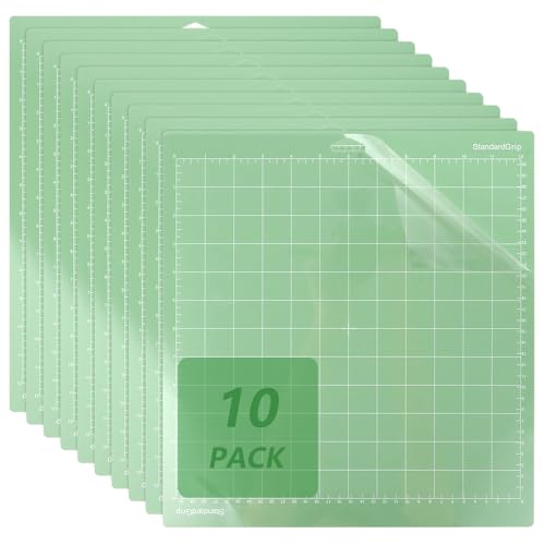 JMIATRY 10 Stück Schneidematte 12X12in, Schneidematte, Grün Schneidunterlage für Bastelprojekte von JMIATRY