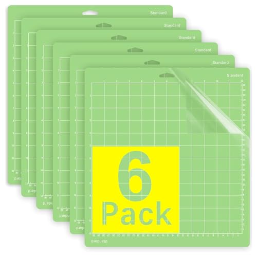 JMIATRY 6 Stück Schneidematte 12X12in, Schneidematte, Grün Schneidunterlage für Bastelprojekte JMIATRY 6 Stück Schneidematte 12X12in, Schneidematte, Grün Schneidunterlage für Bastelprojekte von JMIATRY