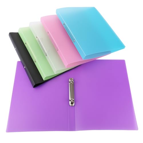 JMIATRY 6 Stück Ringhefter A4, Schnellhefter a4, Schnellhefter A4 Plastik Stabil Ordner A4 Mappen A4 Dokumententaschen, 6 Farben JMIATRY 6 Stück Ringhefter A4, Schnellhefter a4, Schnellhefter A4 Plastik Stabil Ordner A4 Mappen A4 Dokumententaschen, 6 Farben von JMIATRY