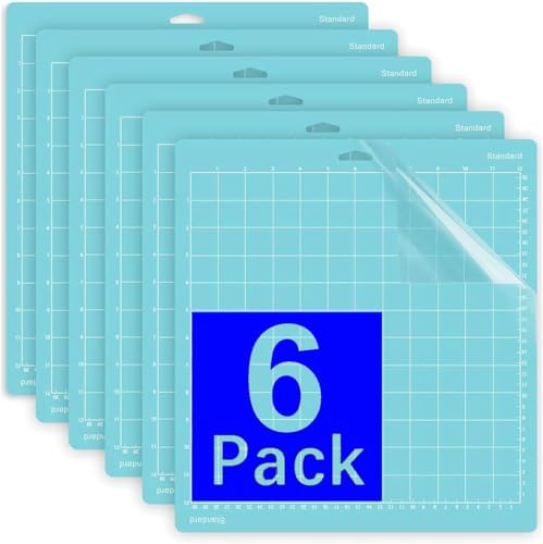 JMIATRY 6 Stück Schneidematte 12X12in, Schneidematte, Blau Schneidunterlage für Bastelprojekte JMIATRY 6 Stück Schneidematte 12X12in, Schneidematte, Blau Schneidunterlage für Bastelprojekte von JMIATRY