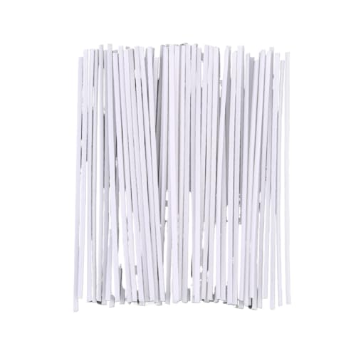JMORCO Kerzendocht 50/100 Stück Dochte aus gewachster Baumwolle, Set mit rauchfreiem Wachskern, DIY Sojawachskern, gewebter Kerosinlampen-Kerzenherstellungsbedarf(10cm-50Pcs) von JMORCO