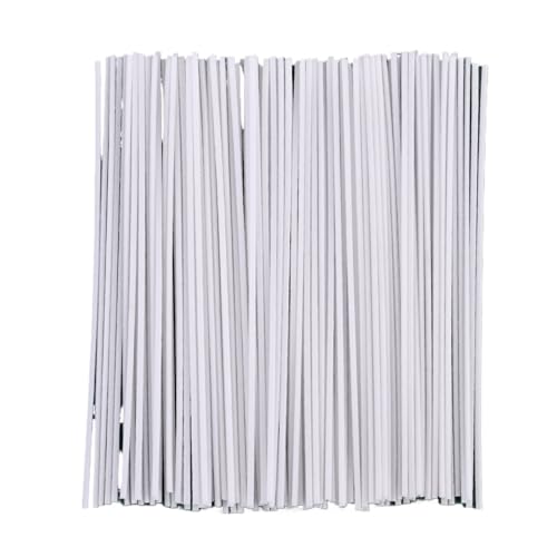 JMORCO Kerzendocht 50/100 Stück Dochte aus gewachster Baumwolle, Set mit rauchfreiem Wachskern, DIY Sojawachskern, gewebter Kerosinlampen-Kerzenherstellungsbedarf(14cm-100Pcs) von JMORCO