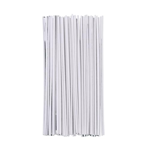 JMORCO Kerzendocht 50/100 Stück Dochte aus gewachster Baumwolle, Set mit rauchfreiem Wachskern, DIY Sojawachskern, gewebter Kerosinlampen-Kerzenherstellungsbedarf(14cm-50Pcs) von JMORCO