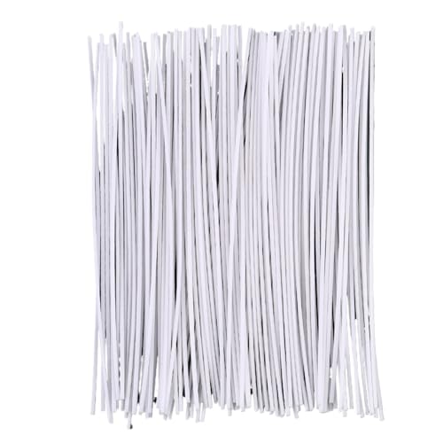 JMORCO Kerzendocht 50/100 Stück Dochte aus gewachster Baumwolle, Set mit rauchfreiem Wachskern, DIY Sojawachskern, gewebter Kerosinlampen-Kerzenherstellungsbedarf(18cm-100pcs) von JMORCO