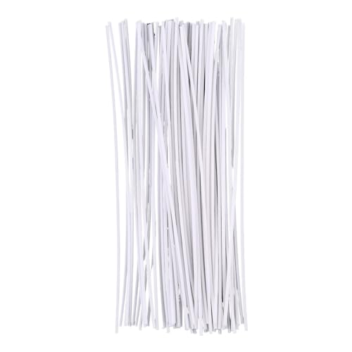 JMORCO Kerzendocht 50/100 Stück Dochte aus gewachster Baumwolle, Set mit rauchfreiem Wachskern, DIY Sojawachskern, gewebter Kerosinlampen-Kerzenherstellungsbedarf(18cm-50Pcs) von JMORCO