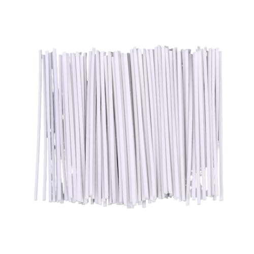 JMORCO Kerzendocht 50/100 Stück Dochte aus gewachster Baumwolle, Set mit rauchfreiem Wachskern, DIY Sojawachskern, gewebter Kerosinlampen-Kerzenherstellungsbedarf(8cm-100Pcs) von JMORCO