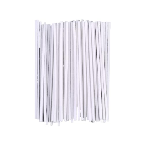 JMORCO Kerzendocht 50/100 Stück Dochte aus gewachster Baumwolle, Set mit rauchfreiem Wachskern, DIY Sojawachskern, gewebter Kerosinlampen-Kerzenherstellungsbedarf(8cm-50pcs) von JMORCO