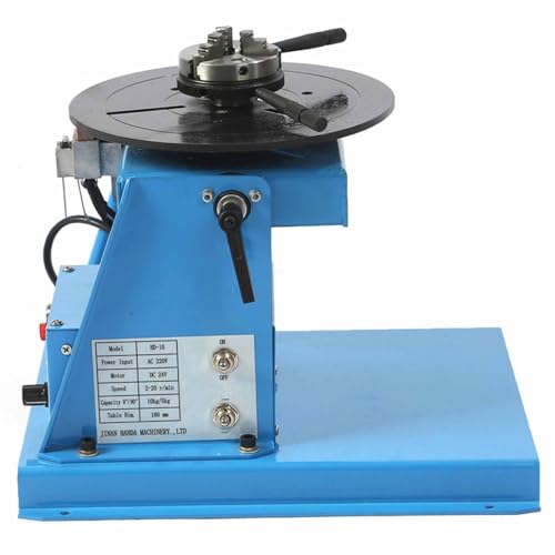 JMOUZHG Drehschweißpositionierer, 10 kg, stabiler Schweiß-Drehteller, Manipulator, Ringschweißung, einstellbare Geschwindigkeit 2–20 U/Min.65 Bohrfutter JMOUZHG Drehschweißpositionierer, 10 kg, stabiler Schweiß-Drehteller, Manipulator, Ringschweißung, einstellbare Geschwindigkeit 2–20 U/Min.65 Bohrfutter von JMOUZHG