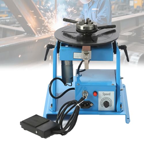 JMOUZHG Drehschweißpositionierer, mit 65 Bohrfutter, manueller Kipp-Schweißtisch, drehbar mit Fußschalter, robuster Schweißpositionierer, kreisförmiges Schweißen JMOUZHG Drehschweißpositionierer, mit 65 Bohrfutter, manueller Kipp-Schweißtisch, drehbar mit Fußschalter, robuster Schweißpositionierer, kreisförmiges Schweißen von JMOUZHG