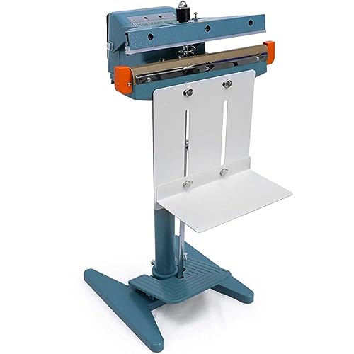 JMOUZHG Kommerzielle Fußpedal-Heißsiegelmaschine, Fußpedal-Impulsschweißmaschine mit Cutter für alle thermoplastischen Kunststofffolien, doppelseitig-80cm JMOUZHG Kommerzielle Fußpedal-Heißsiegelmaschine, Fußpedal-Impulsschweißmaschine mit Cutter für alle thermoplastischen Kunststofffolien, doppelseitig-80cm von JMOUZHG