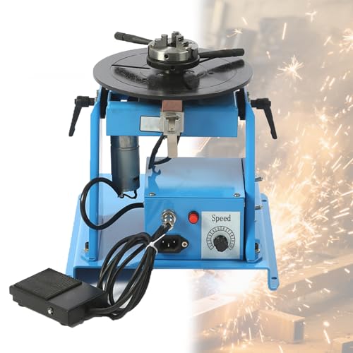 JMOUZHG Manueller Neigungs-Schweißtisch, mit 80 Spannfutter, Drehschweißpositionierer, Drehtisch, 180 mm, Schweißpositionierer, Plattenspieler-Maschine zum Schweißen JMOUZHG Manueller Neigungs-Schweißtisch, mit 80 Spannfutter, Drehschweißpositionierer, Drehtisch, 180 mm, Schweißpositionierer, Plattenspieler-Maschine zum Schweißen von JMOUZHG