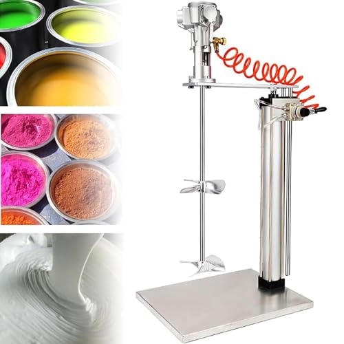 JMOZHCD Pneumatischer Farbmischer, automatischer Hubmischer, pneumatischer Farbmischer für 60 l Mischbedarf, Lebensmittel, Gewürze und Farbe JMOZHCD Pneumatischer Farbmischer, automatischer Hubmischer, pneumatischer Farbmischer für 60 l Mischbedarf, Lebensmittel, Gewürze und Farbe von JMOZHCD