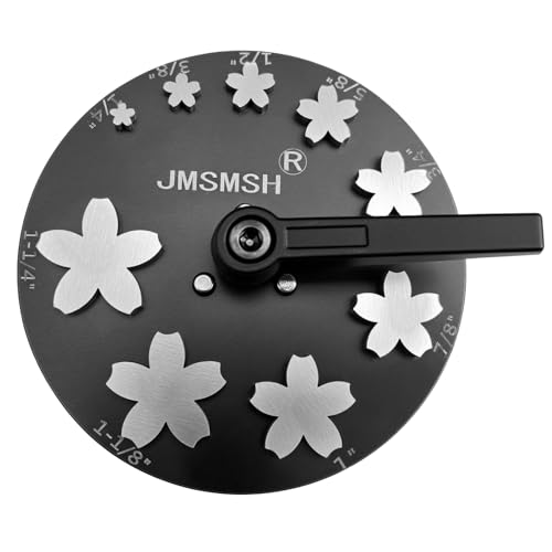 JMSMSH Scheibenschneider, 5 Blütenblätter, neue Form, Set mit 9 Stanzern in Blumenform, Schmuckherstellung, Anhängerstanzform von JMSMSH
