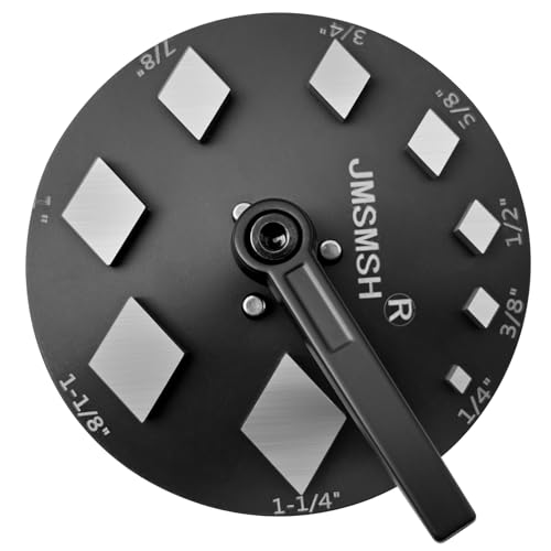 JMSMSH Scheibenschneider, Diamantform, Set mit 9 Diamant-Stanzern, Schmuckherstellung, Anhängerstanzform von JMSMSH