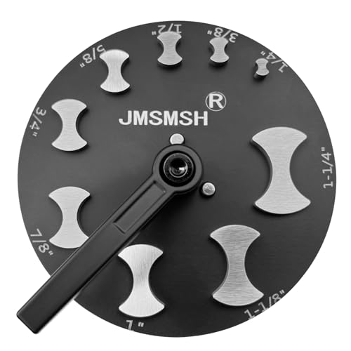 JMSMSH Scheibenschneider, Kettenform, Set mit 9 Stanzern in Kettenform, Schmuckherstellung, Anhängerstanzform von JMSMSH