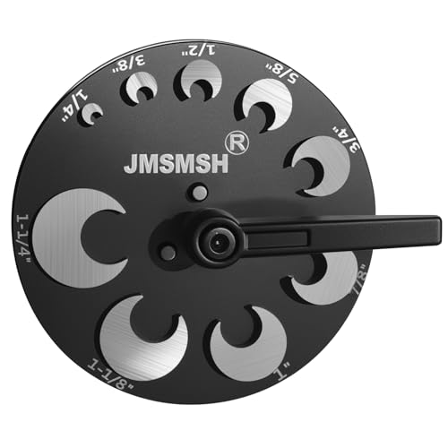 JMSMSH Scheibenschneider, Mondform, Set mit 9 Stanzern in Mondform, Schmuckherstellung, Anhängerstanzform von JMSMSH