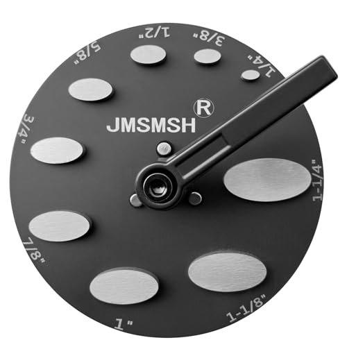 JMSMSH Scheibenschneider, ovale Form, Set mit 9 ovalen Stanzern, Schmuckherstellung, Anhängerstanzform von JMSMSH