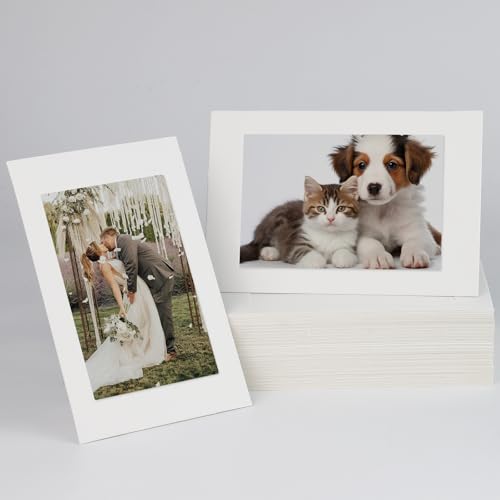 JMUQ 50 Stück Papier-Bilderrahmen 10,2 x 15,2 cm, weiße Bilderrahmen, Papp-Bilderrahmen mit Staffelei, Bulk-Papier-Bilderrahmen für Hochzeit, Abschlussfeier, DIY Klassenzimmer Handwerk JMUQ 50 Stück Papier-Bilderrahmen 10,2 x 15,2 cm, weiße Bilderrahmen, Papp-Bilderrahmen mit Staffelei, Bulk-Papier-Bilderrahmen für Hochzeit, Abschlussfeier, DIY Klassenzimmer Handwerk von JMUQ