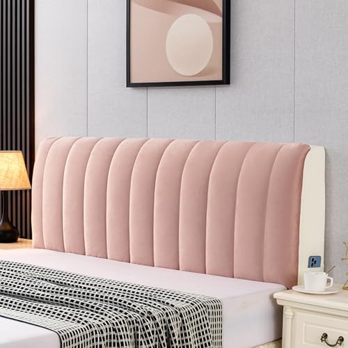 JMdfcqer Bettkopfteil Hussen Bett Kopfteil Bezug, Weicher Strecken Samtstoff Staubdicht, Staubdichte Schutzhülle für gepolsterte Schlafzimmer Kopfteil,Rosa,190cm JMdfcqer Bettkopfteil Hussen Bett Kopfteil Bezug, Weicher Strecken Samtstoff Staubdicht, Staubdichte Schutzhülle für gepolsterte Schlafzimmer Kopfteil,Rosa,190cm von JMdfcqer