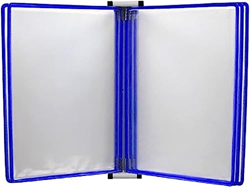 Wandhalterung für Katalog-Display, Wand-Dokumentenhalter A4, magnetischer Flipchart-Ständer, an der Wand montierter Aktenhalter (Größe: 13 x 9 x 1,57 Zoll)(Color:Blue) von JMtrCVpL
