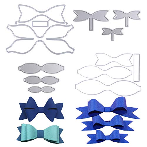 3 Set Stanzschablone Stanzformen Metall DIY Die Schablone Dies Schneiden Schablonen Weihnachten Scrapbooking Stanzschablonen Grußkarten Geburtstag Ostern Bogen Scrapbook Hochzeit (Stil E) von JNCH