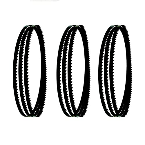 JNHGSHUAISDF Bandsägeblätter 3 Stück 2360 mm / / 0,5 mm/Bandsägeblatt for Bandsäge BASA 3 Scheppach(2360x6x0.5mm 6T) von JNHGSHUAISDF