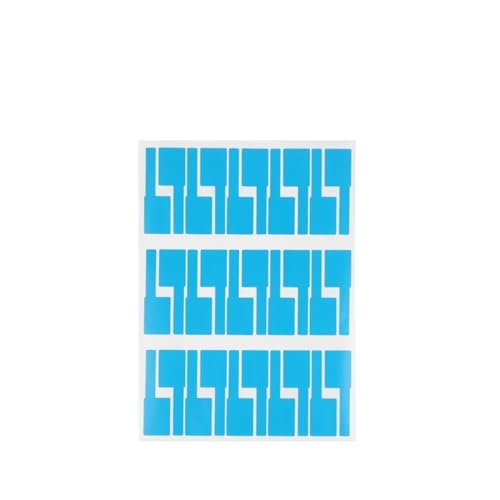 Labels Kabeletiketten Drahtkennzeichnungsmarkierungen Etiketten for Ladekabel Kabeletiketten Aufkleber(Blue-5sheet) von JNHGSHUAISDF