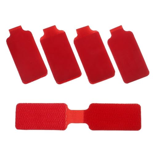 Labels Kabeletiketten Drahtkennzeichnungsmarkierungen Etiketten for Ladekabel Kabeletiketten Aufkleber(Red-writable) von JNHGSHUAISDF