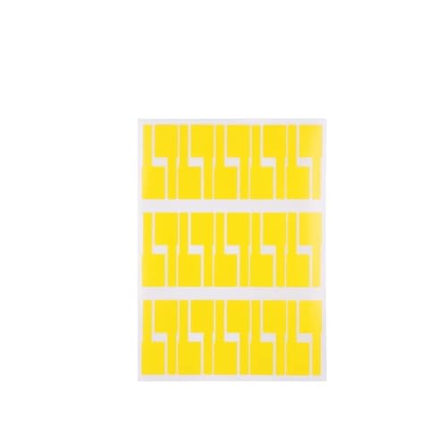 Labels Kabeletiketten Drahtkennzeichnungsmarkierungen Etiketten for Ladekabel Kabeletiketten Aufkleber(Yellow-5sheet) von JNHGSHUAISDF