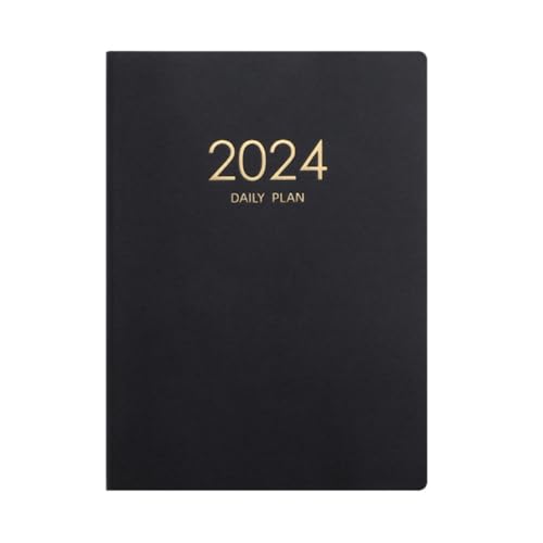 JNJOOD 2024 Planes Notizbuch Schwarz Verdickter Kalender Notizbuch Täglicher Plan Notizbuch Wochenplaner Büro Schulmaterial Einfach zu bedienen 21,2 cm X 28,8 cm X 2 cm JNJOOD 2024 Planes Notizbuch Schwarz Verdickter Kalender Notizbuch Täglicher Plan Notizbuch Wochenplaner Büro Schulmaterial Einfach zu bedienen 21,2 cm X 28,8 cm X 2 cm von JNJOOD