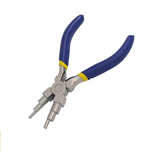 JNJOOD 6 in 1 Handheld Forming Rostfrei Rings Bail Making Zange für 3 mm ein 10 mm Kohlenstoffstahl Schmuckwerkzeug tragbar Wire Looper JNJOOD 6 in 1 Handheld Forming Rostfrei Rings Bail Making Zange für 3 mm ein 10 mm Kohlenstoffstahl Schmuckwerkzeug tragbar Wire Looper von JNJOOD