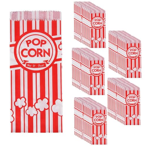 JNJOOD Fettbeständige und auslaufsichere Popcorn-Tüten Papiertüten Papier-Popcorn-Behälter für Einweg-Popcorn für Partys JNJOOD Fettbeständige und auslaufsichere Popcorn-Tüten Papiertüten Papier-Popcorn-Behälter für Einweg-Popcorn für Partys von JNJOOD
