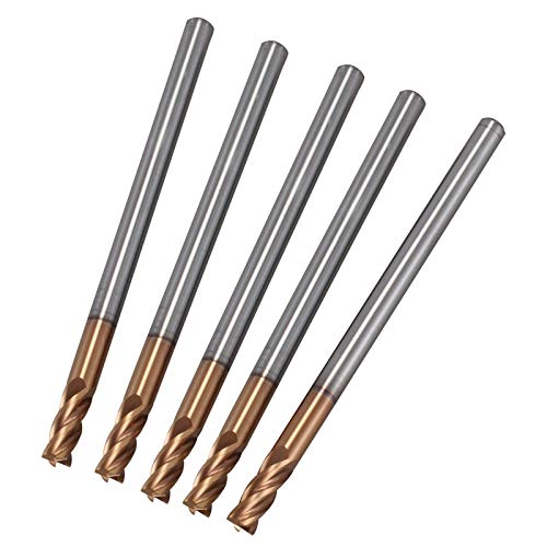 JNJOOD Fräse in Metall Integral 3 mm Fräse ein D3X8XD4X50L ein 4 Rillen Fräsen ein Frontprofil von JNJOOD