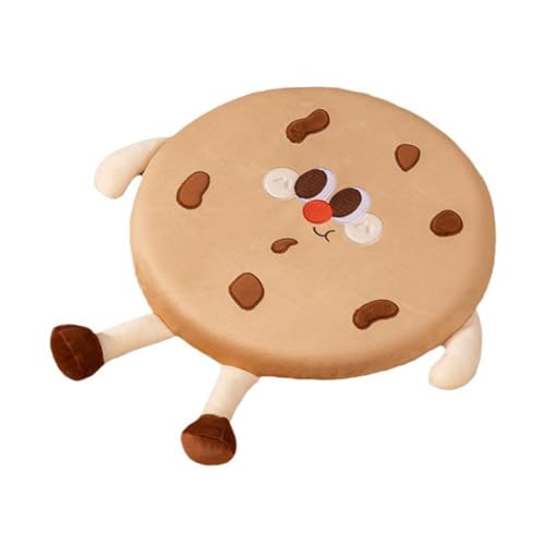 JNJOOD Keks Kissen Runde Keks Plüsch Realistische Snack Plüsch Kissen Spielzeug Zubehör Geschenk von JNJOOD